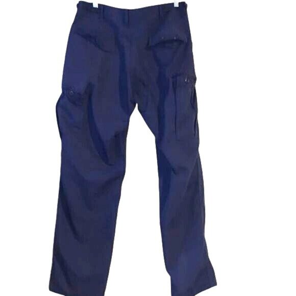 Propper Mens Navy Blue Cargo Pants M/R 65% Polyester 35% Cotton Ripstop Durable - Picture 7 of 12